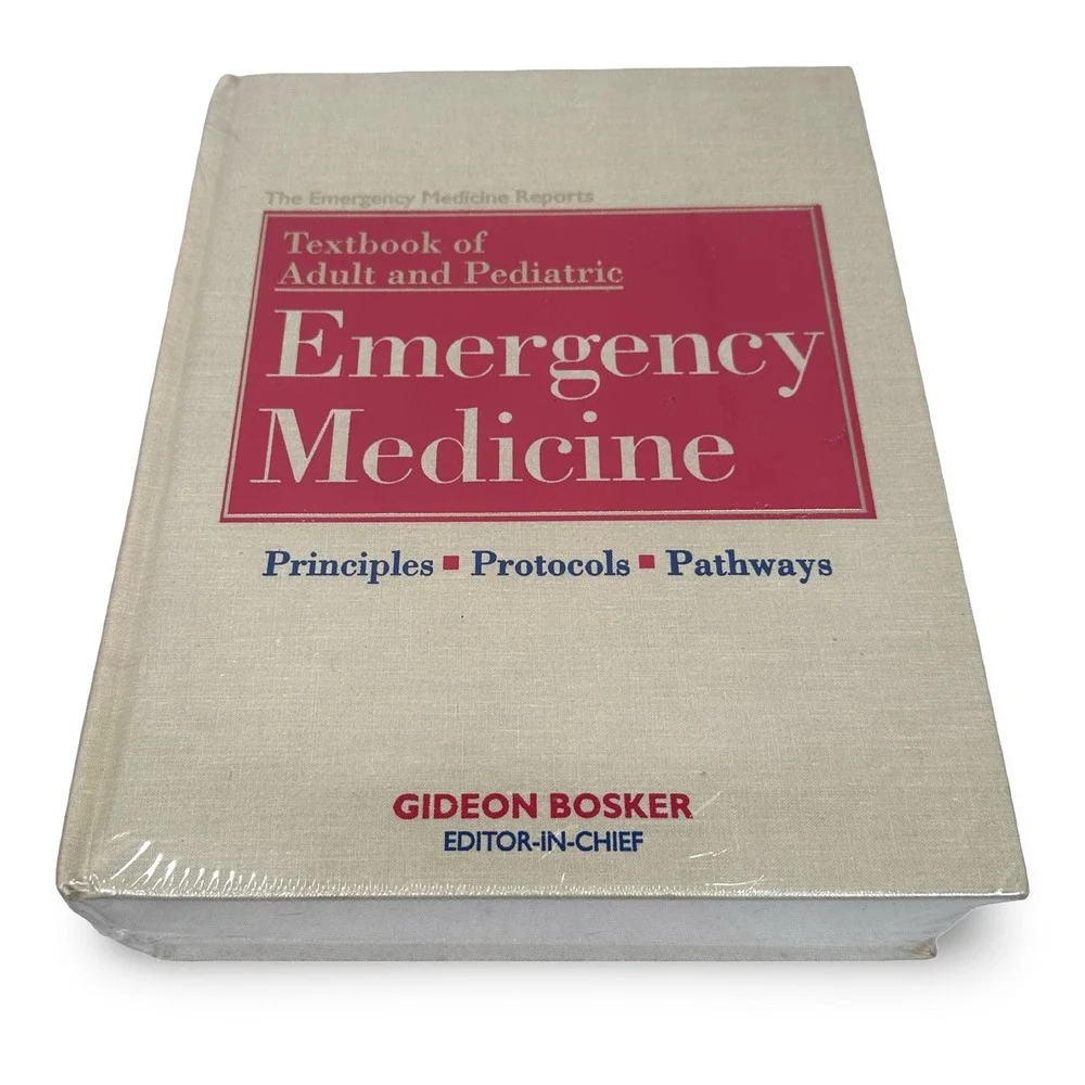 Textbook of Adult‎ and Pediatric Emergency Medicine Gideon Bosker Hardcover NEW